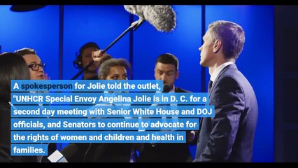 Angelina Jolie Met with White House Officials to Defend the Violence