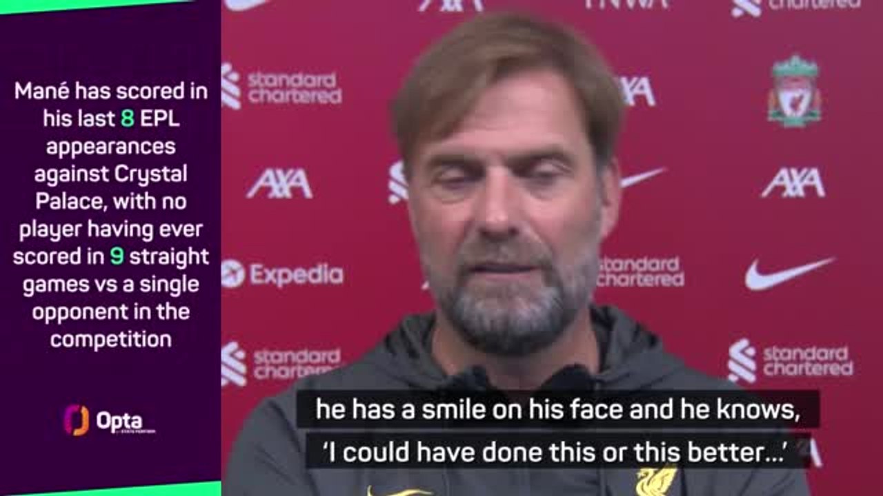 Klopp pleased to see Sadio smiling again