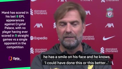 Klopp pleased to see Sadio smiling again