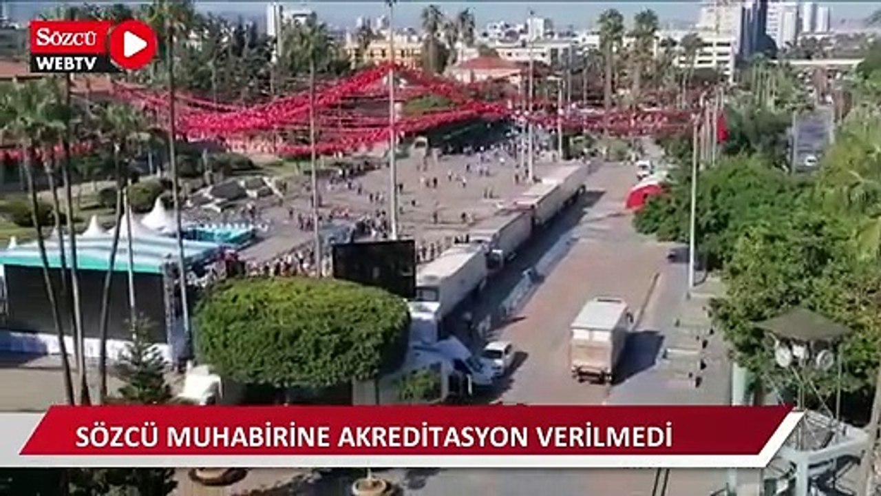 Erdoğan Mersin'de beklenen ilgiyi göremedi: Küçültülen meydan dolmadı, açılış ertelendi