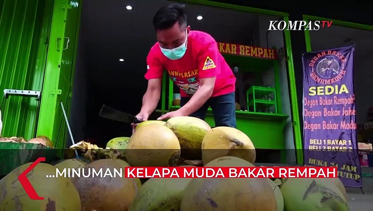 Kelapa Muda Bakar Rempah, Minuman Khas untuk Menjaga Imun Tubuh