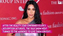 Kim Kardashian Corrects Ellen DeGeneres for Assuming Son Psalm’s Gold Chain Is Fake