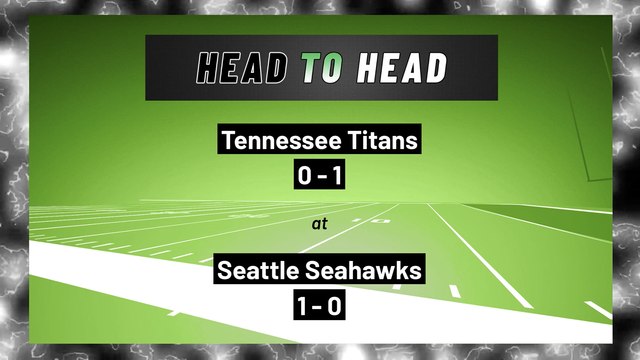 Seattle Seahawks - Tennessee Titans - Moneyline