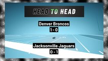 Jacksonville Jaguars - Denver Broncos - Moneyline