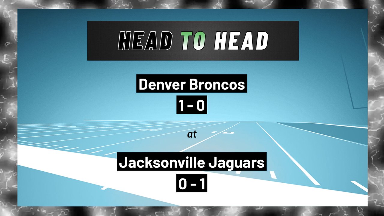 Jacksonville Jaguars - Denver Broncos - Moneyline