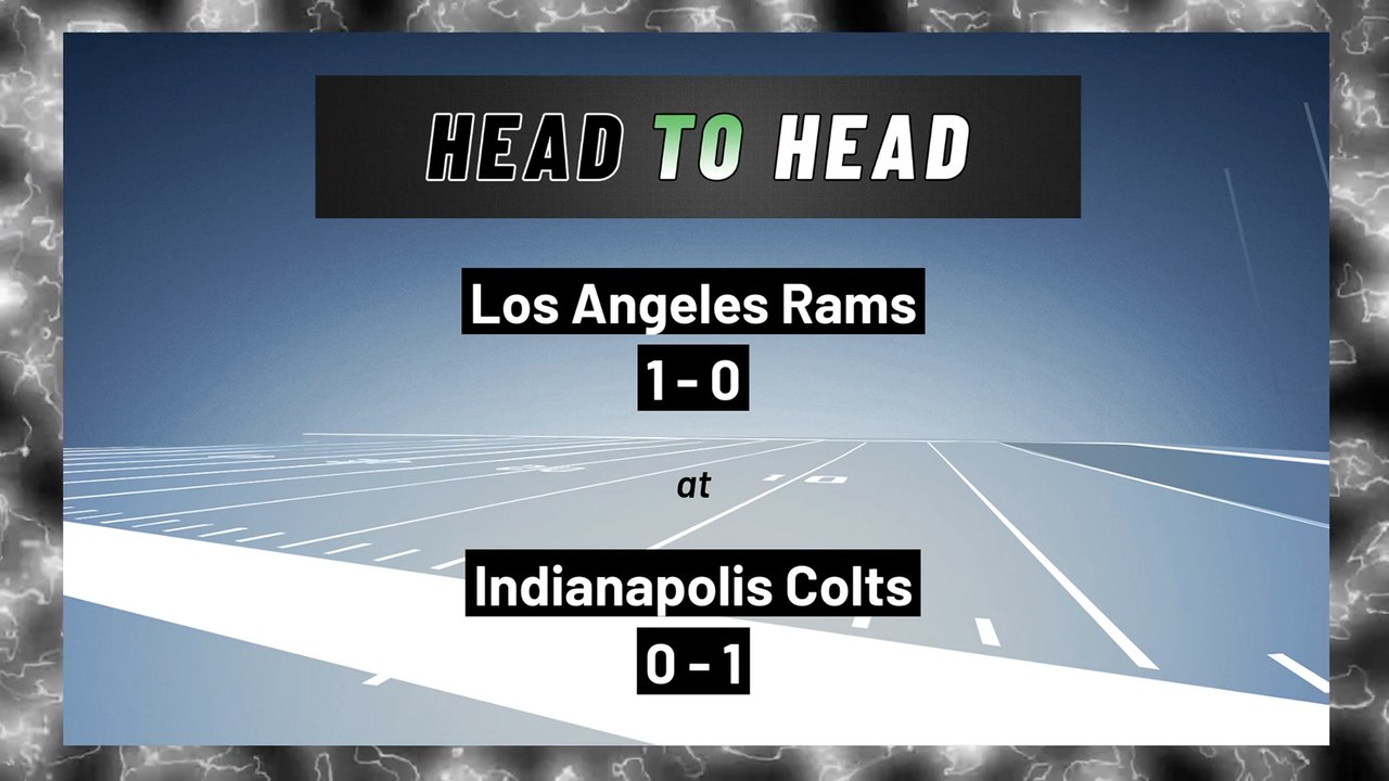 Indianapolis Colts - Los Angeles Rams - Moneyline