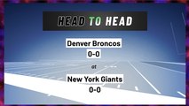 Broncos-Giants Week 1 2021