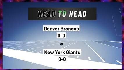 Broncos-Giants Week 1 2021