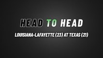 Louisiana Lafayette-Texas College Football Week 1 2021