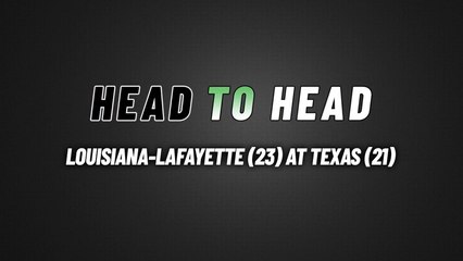 Louisiana Lafayette-Texas College Football Week 1 2021