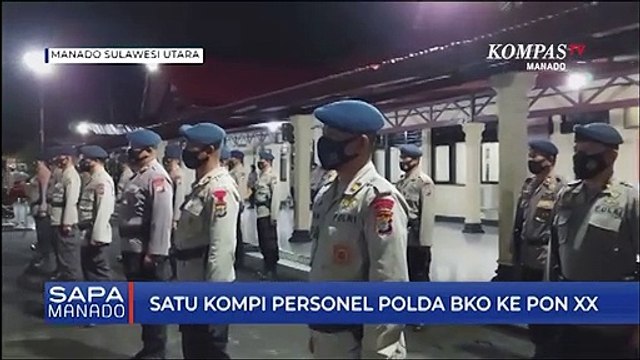 Satu Kompi Personel Polda BKO Ke PON XX