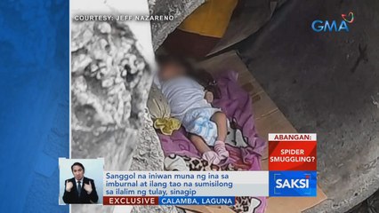 Sanggol na iniwan muna ng ina sa imburnal at ilang tao na sumisilong sa ilalim ng tulay, sinagip | Saksi