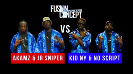 Akamz & JR Sniper VS Kid NY & NoScript | Fusion Concept MMA | Demi-Finale