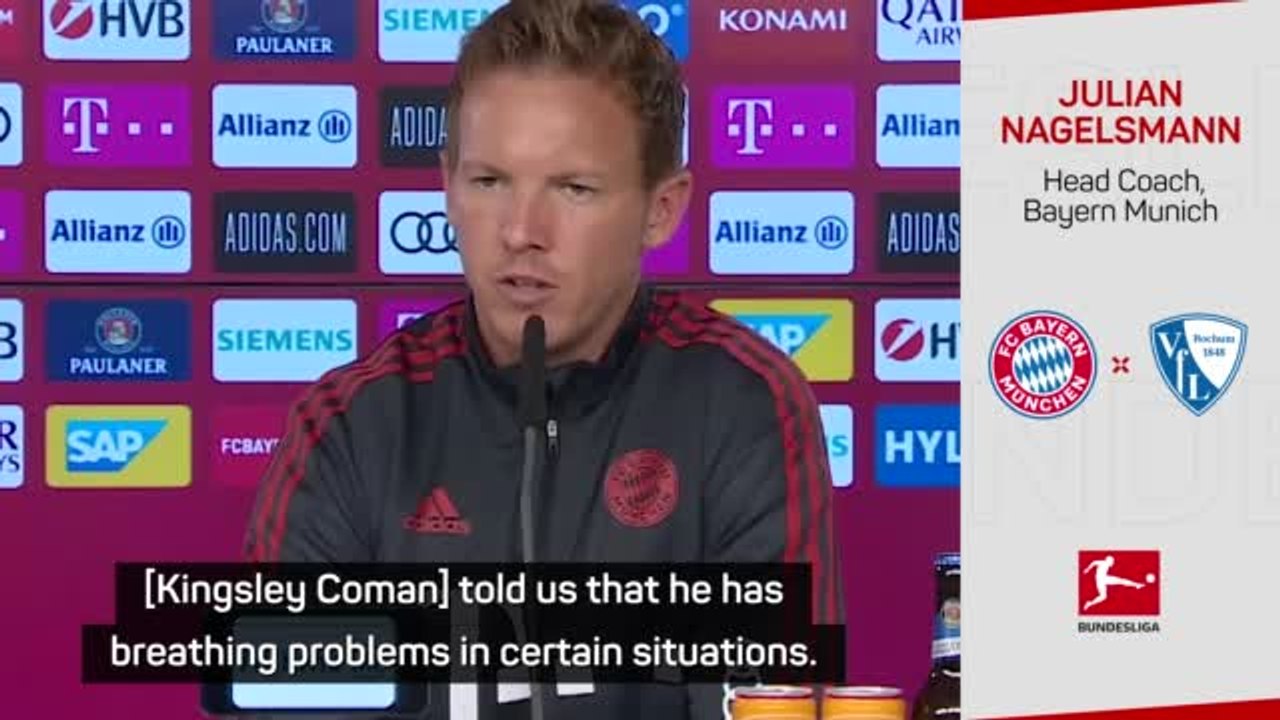 Nagelsmann confirms Coman heart surgery after shortness of breath