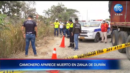 Un hombre fue hallado sin vida en una zanja en Durán