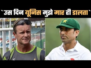 Younis Khan once held a knife on my throat