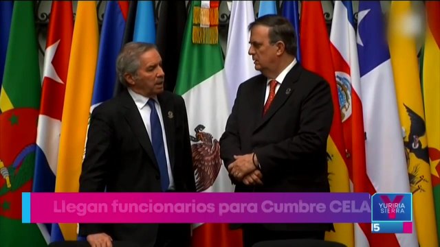 Llegan a México funcionarios que participarán en la cumbre CELAC