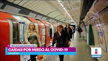 Aumentan las caídas en transporte por miedo a Covid-19 en Londres