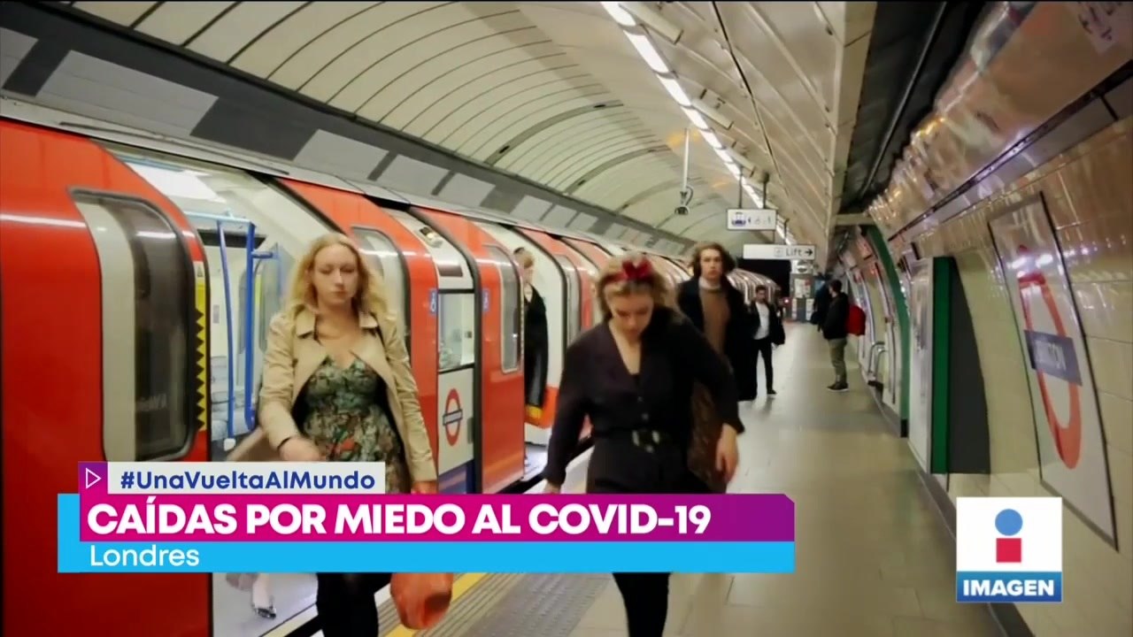Aumentan las caídas en transporte por miedo a Covid-19 en Londres