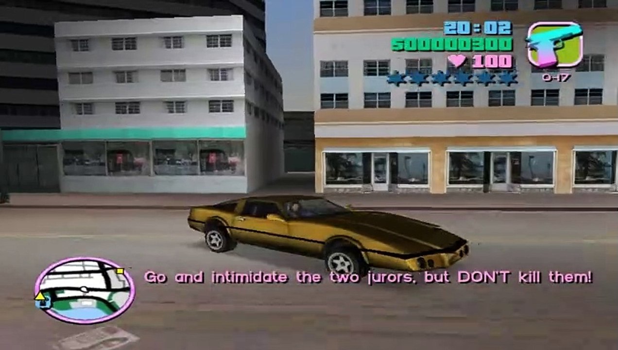 GTA Vice City - Walkthrough - Mission #5 - Jury Fury (HD) DILLI 6 GAMING