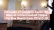 Obituary of Candace Ayers, 66, Blames Unvaccinated People For Her Death from COVID-19
