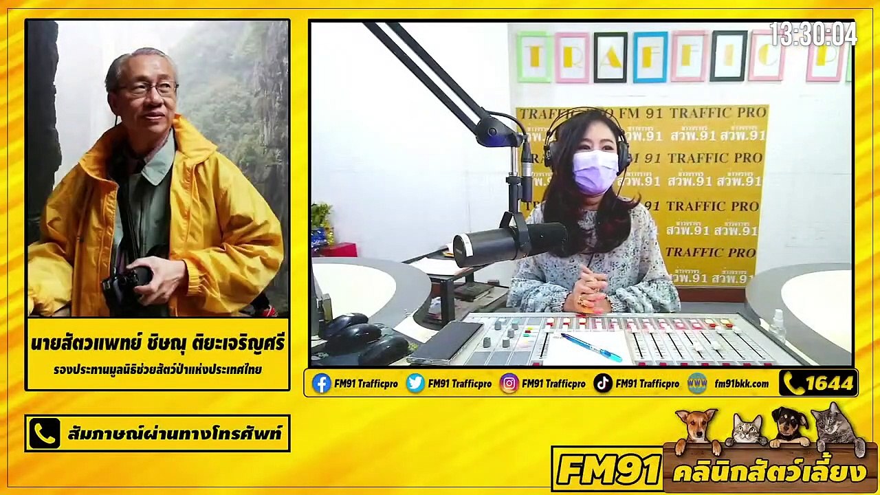 โรคในสุนัขที่ต้องฉีดวัคซีนมีอะไรบ้าง? EP.2 : FM91 คลินิกสัตว์เลี้ยง : 4 กรกฎาคม 2564