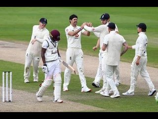 West Indies 59/3 Against England's 369
