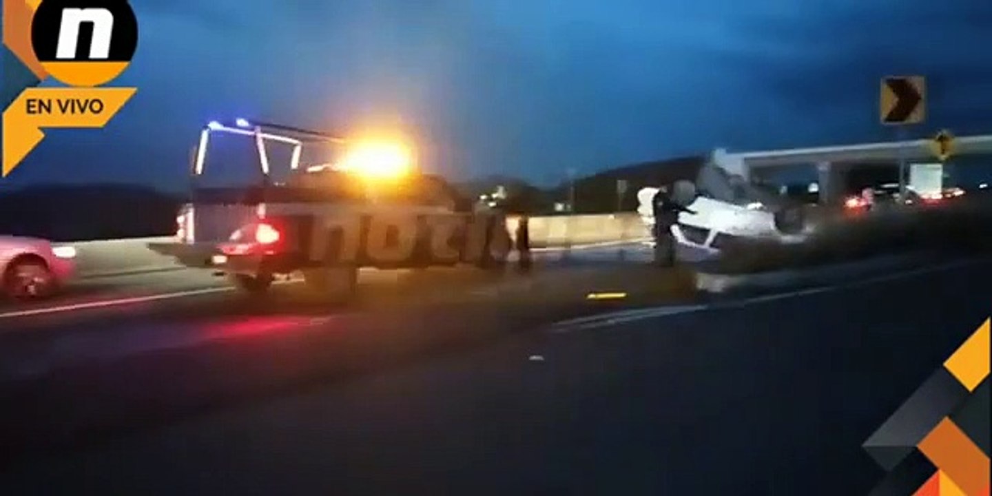 Vuelca en el Norponiente