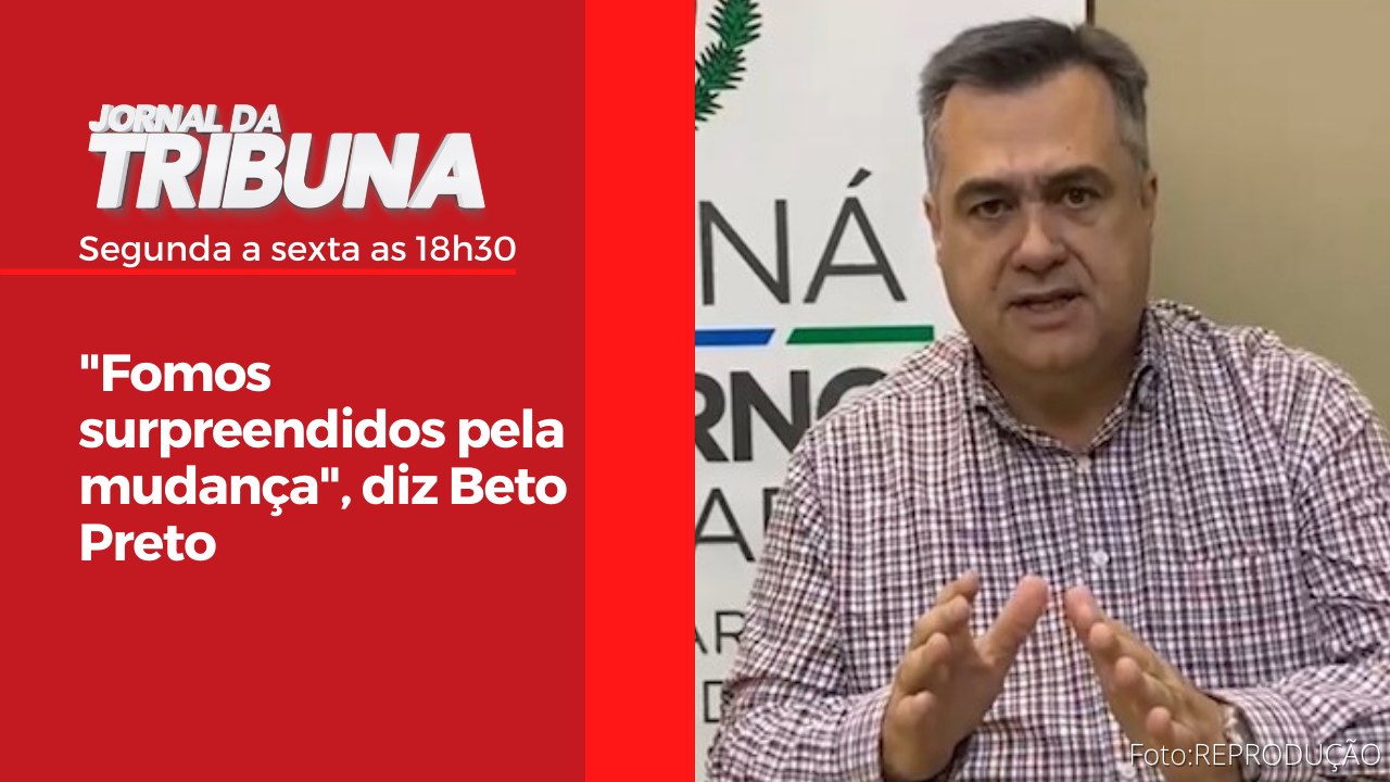 "Fomos surpreendidos pela mudança", diz Beto Preto
