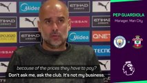 Ask the club about ticket prices, not me - prickly Pep after City fans' backlash
