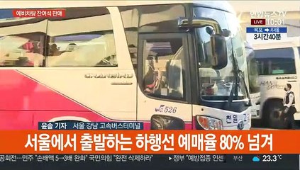 고속버스 잔여석 판매…"탑승 후 음식섭취 금지"