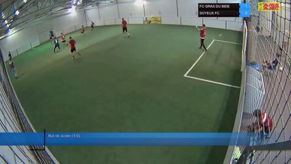 But de Julien (1-0) - FC GRAS DU BIDE Vs SOYEUX FC - 20/09/21 20:00 - LIGUE 3 - Poitiers Game Parc