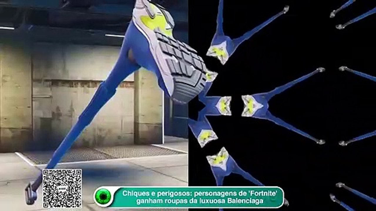 Chiques e perigosos: personagens de 'Fortnite' ganham roupas da luxuosa Balenciaga