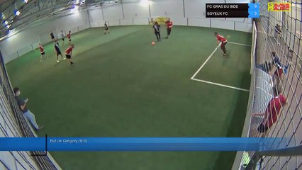 But de Gregory (9-3) - FC GRAS DU BIDE Vs SOYEUX FC - 20/09/21 20:00 - LIGUE 3 - Poitiers Game Parc