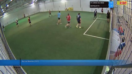 But de Maxime (13-7) - FC GRAS DU BIDE Vs SOYEUX FC - 20/09/21 20:00 - LIGUE 3 - Poitiers Game Parc