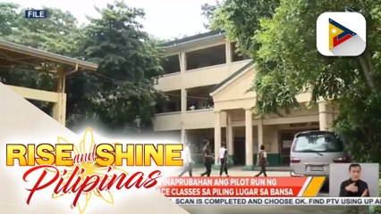 Pangulong Duterte, inaprubahan ang pilot run ng limited face-to-face classes sa piling lugar sa bansa
