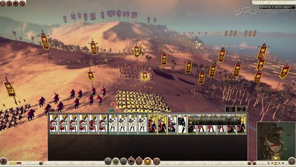 Total War Rome 2: Gameplay: Preliminares de Roma vs Egipto
