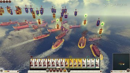 Total War Rome 2: Gameplay: Inferioridad Naval
