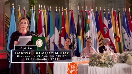 Beatriz Gutiérrez - Bienvenida VI Cumbre CELAC