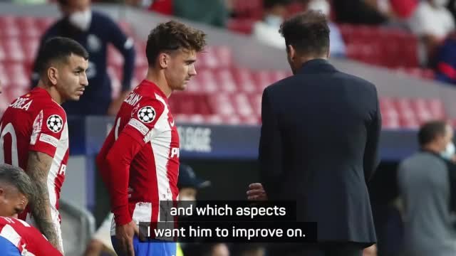 Simeone urges improvement from Griezmann