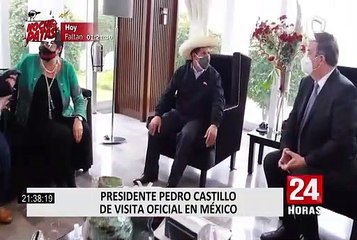 Presidente Pedro Castillo arribó a México y participó en cumbre presidencial