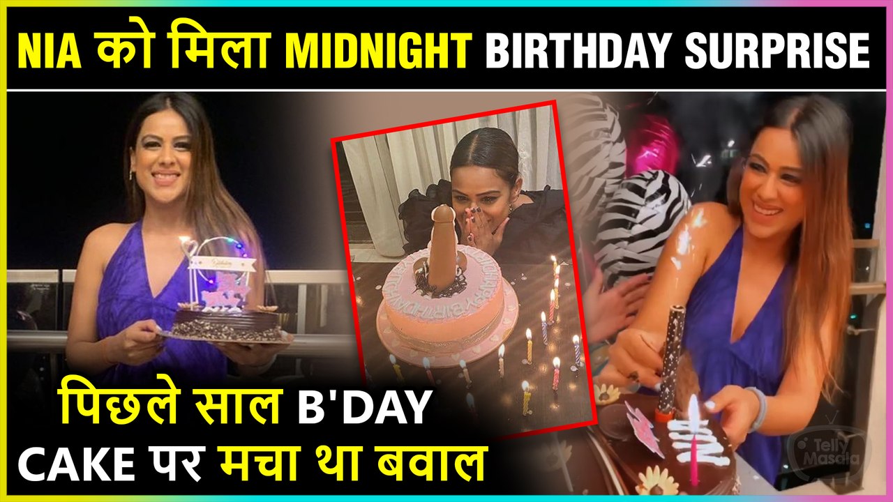 Nia Sharma Gets Midnight Birthday Surprise, Celebrates Her 31st Birthday | Inside Party Video