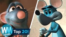 ¡Top 20 Películas Animadas que son COPIAS de otras!