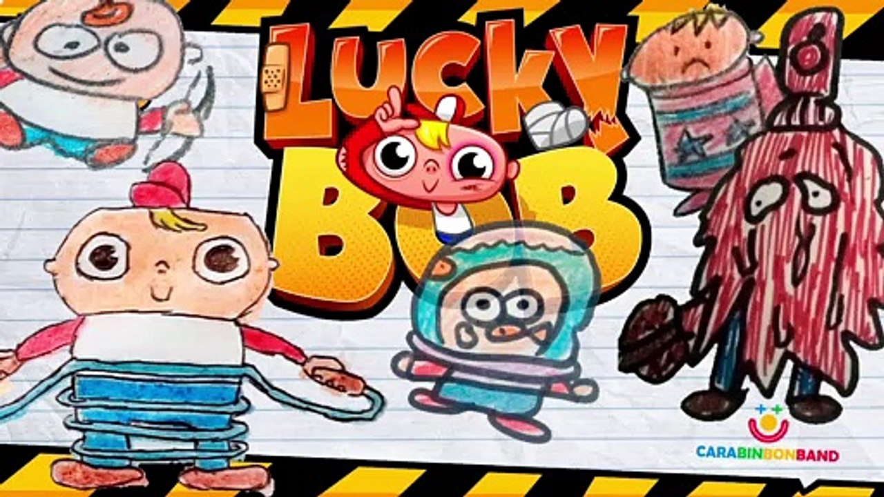 LUCKY BOB SERIES 2 DIBUJOS INVENTADOS POR LOS NIÑOS - By CARA BIN BON BAND