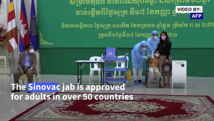 Cambodia begins Covid jabs for kids as young as six