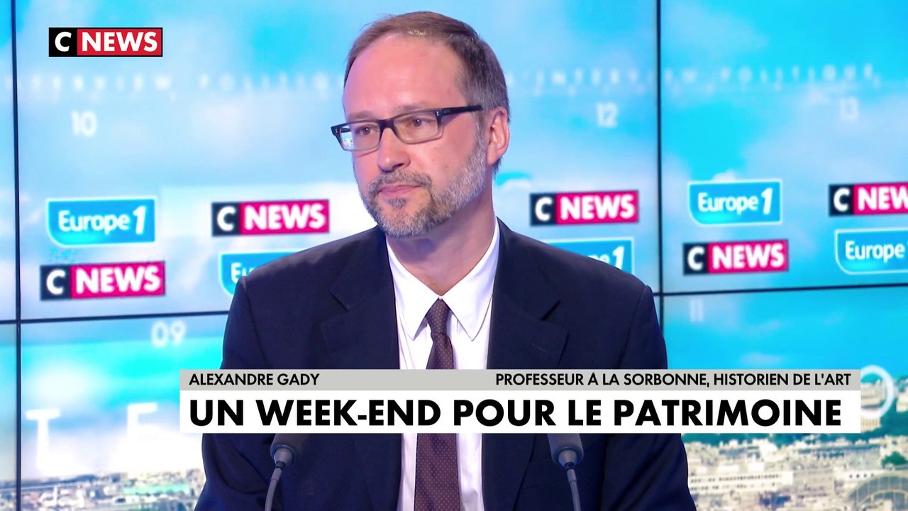 Alexandre Gady : «Quand vous êtes devant le patrimoine, devant la beauté, ça nous sort de note contemporanéité et c’est magique»