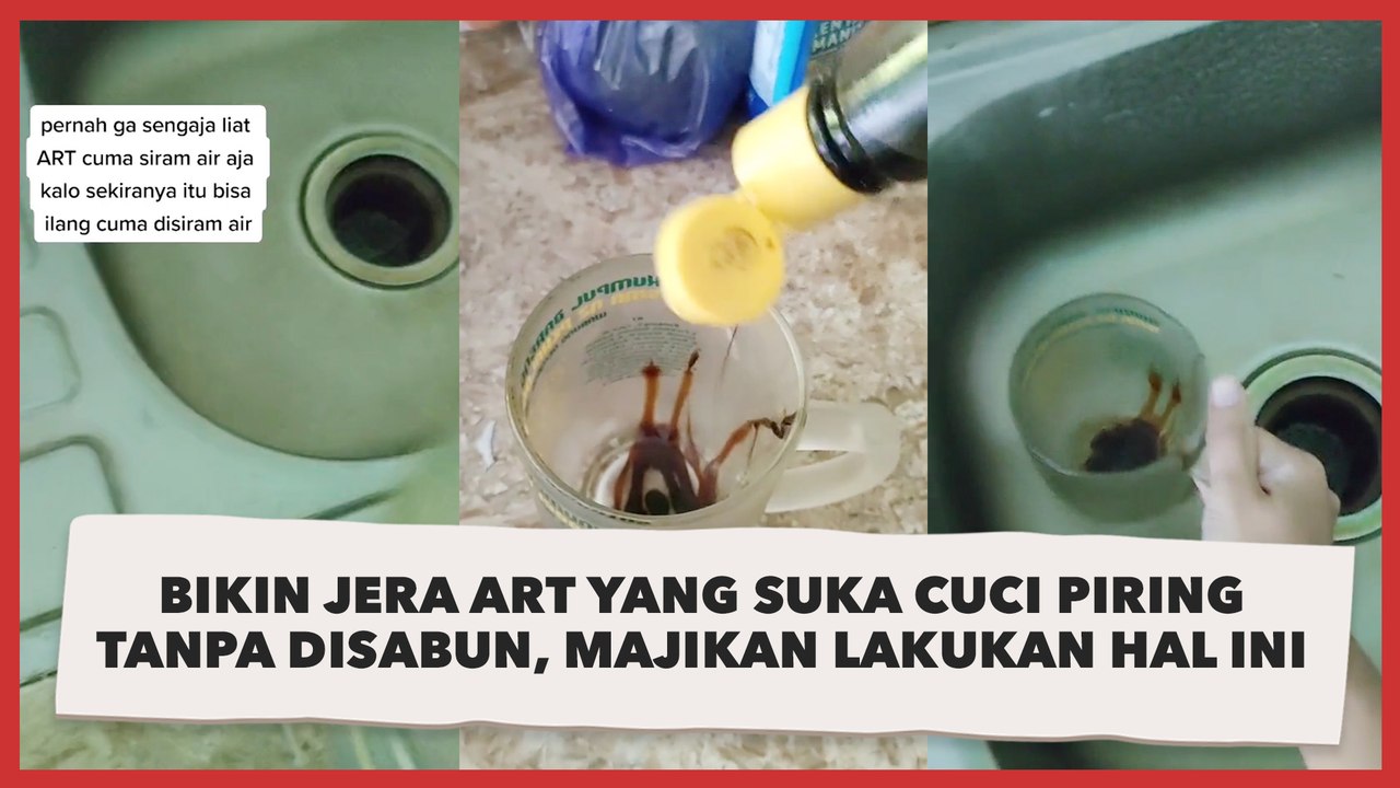Bikin Jera ART yang Suka Cuci Piring Tanpa Disabun, Majikan sampai Lakukan Hal Ini
