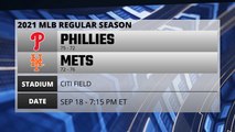 Phillies @ Mets Game Preview for SEP 18 -  7:15 PM ET
