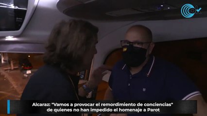 Alcaraz: "Vamos a provocar el remordimiento de conciencias" de quienes no han impedido el homenaje a Parot