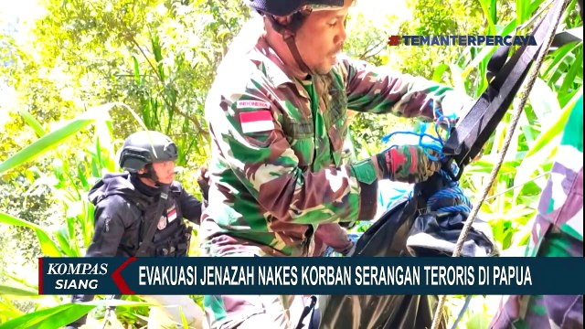 Evakuasi Jenazah Tenaga Kesehatan Korban Serangan Teroris di Papua